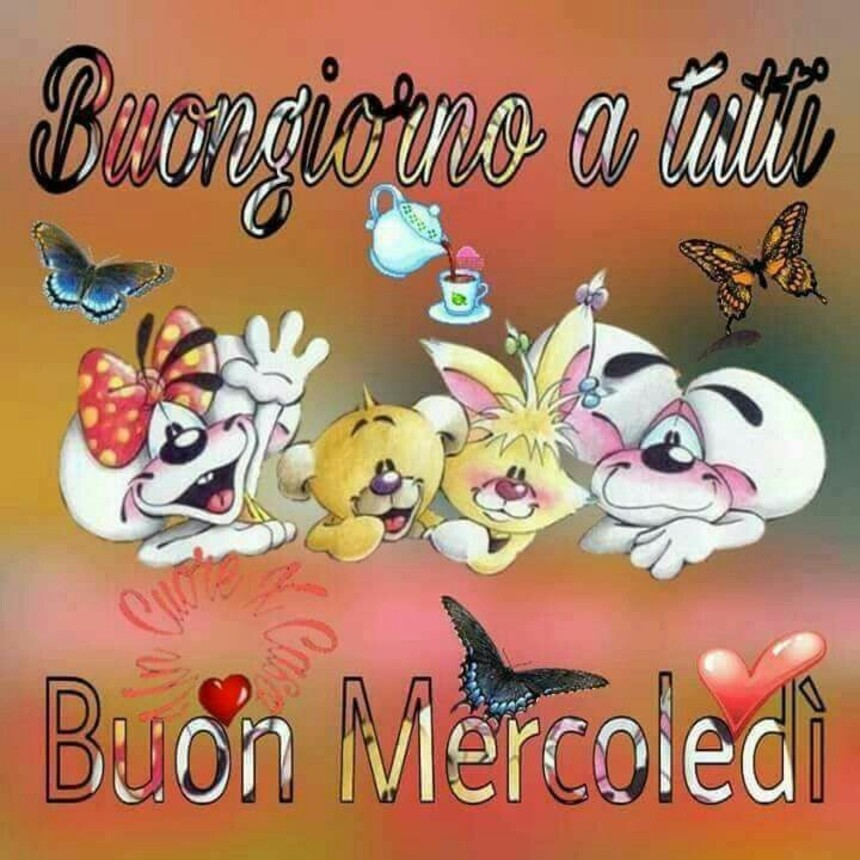 Buongiorno a tutti buon mercoledì Diddl