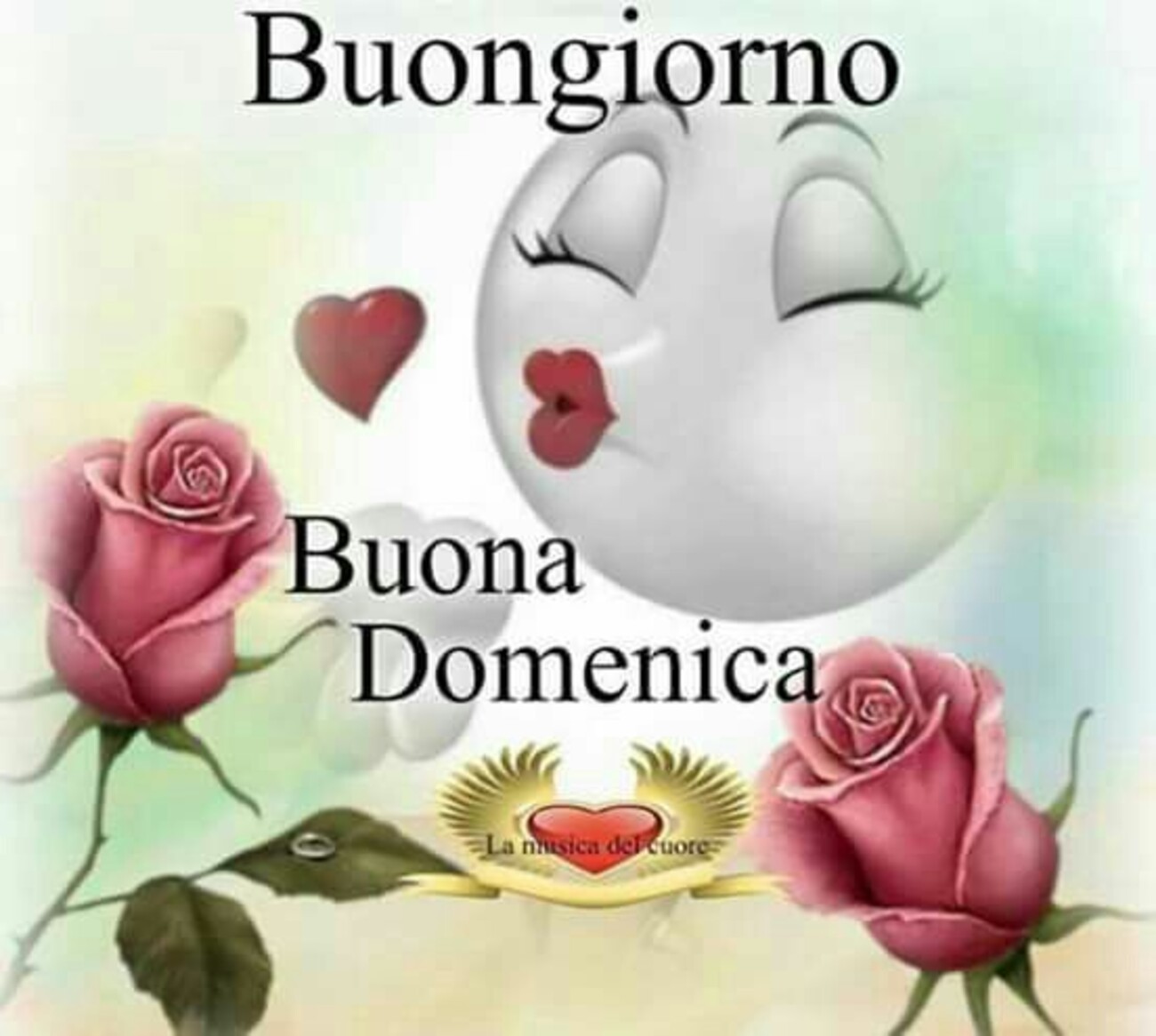 Buongiorno buona domenica bacio