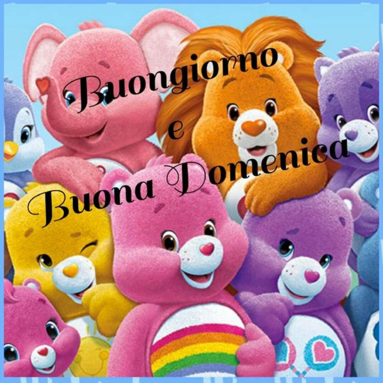 Buongiorno buona domenica immagini colorate