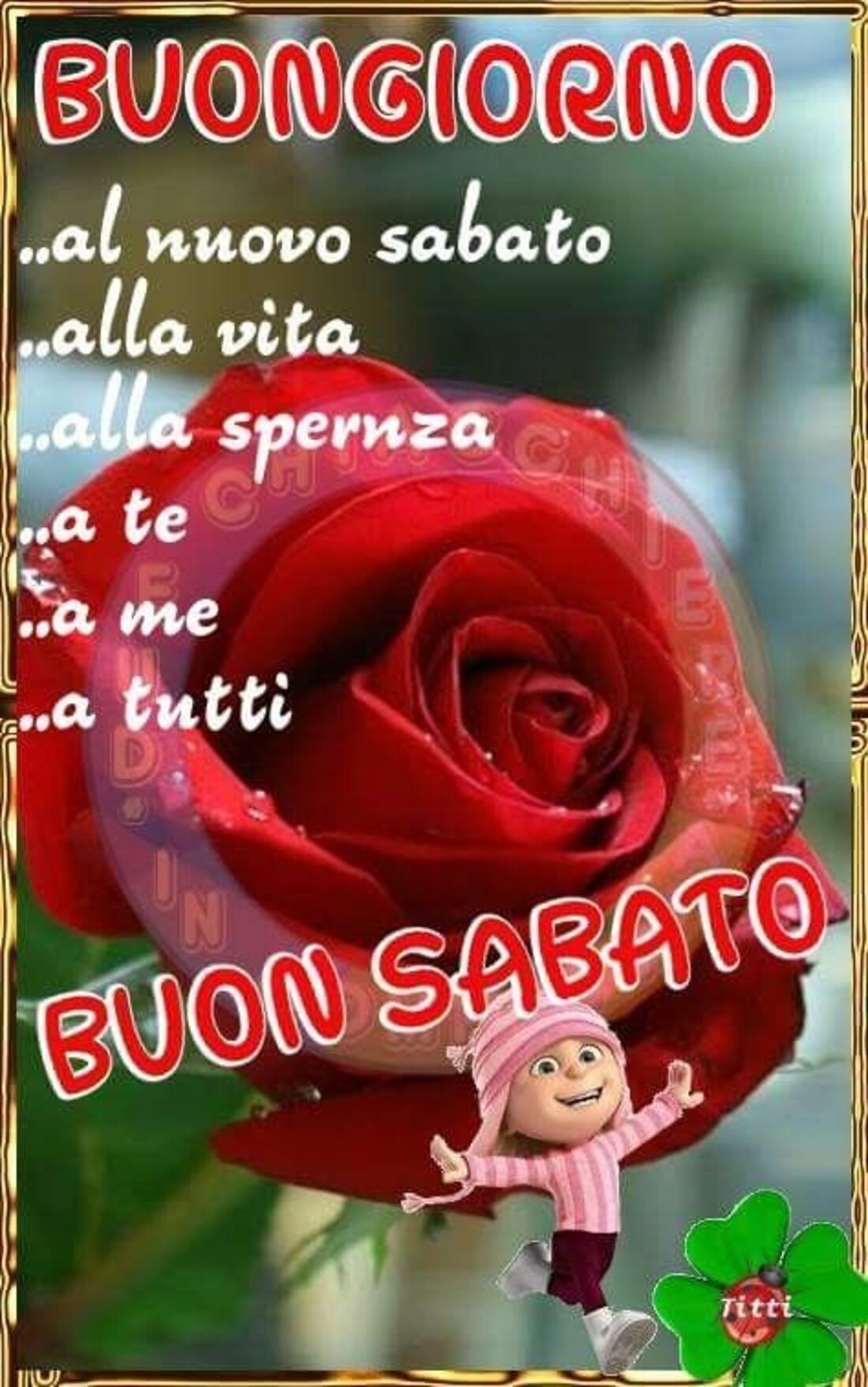 Buongiorno sabato 7