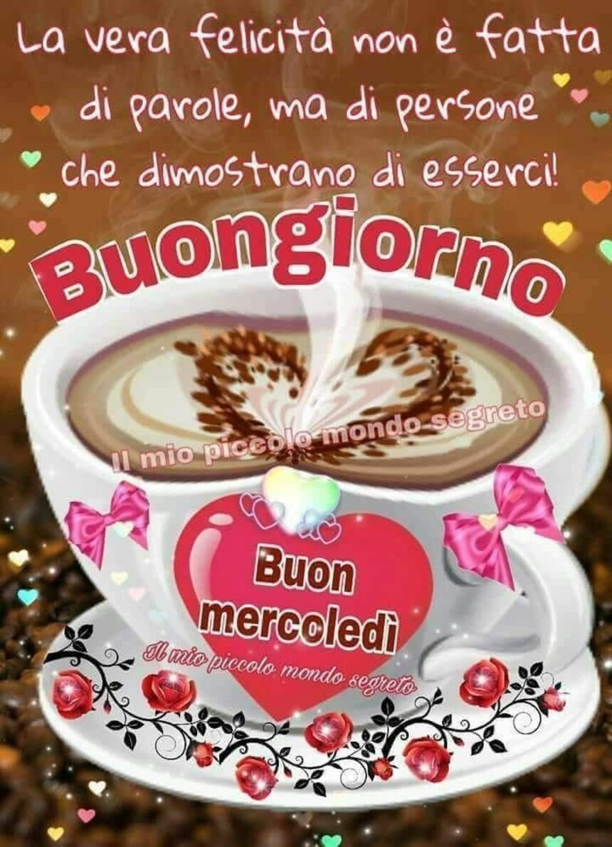 Caffè per tutti bgiorno e buon mercoledì 8