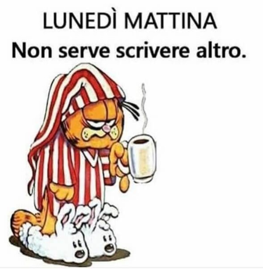 Caffè pronto sveglia buon lunedì (1)