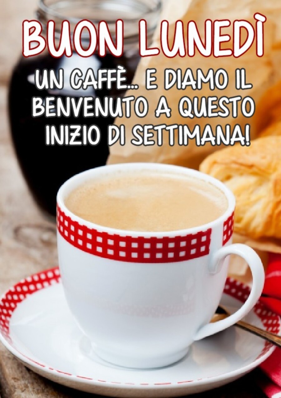 Caffè pronto sveglia buon lunedì (6)