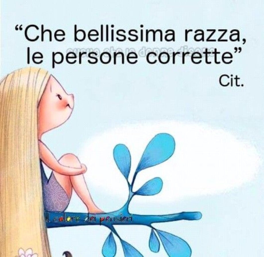 Che bellissima razza le persone corrette