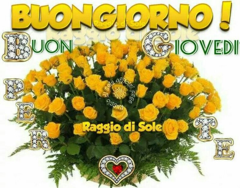 Ciao ti auguro un buon giovedì 12