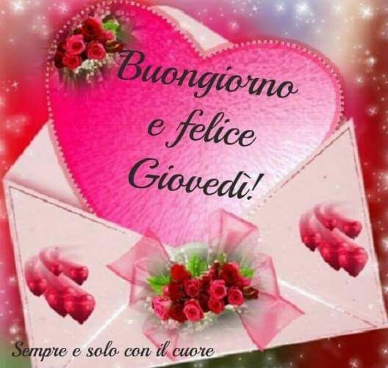 Ciao ti auguro un buon giovedì 8