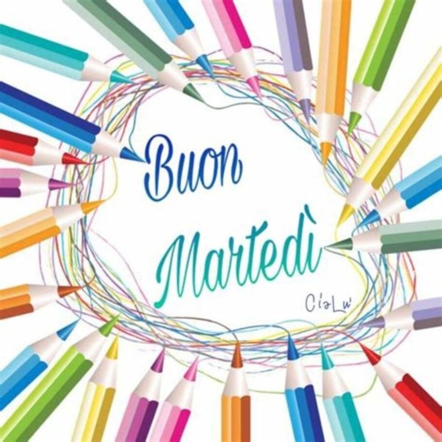 Colorato buon martedì