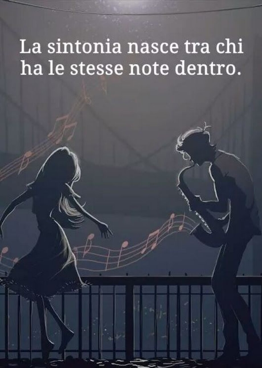 La sintonia nasce tra chi ha le stesse note dentro