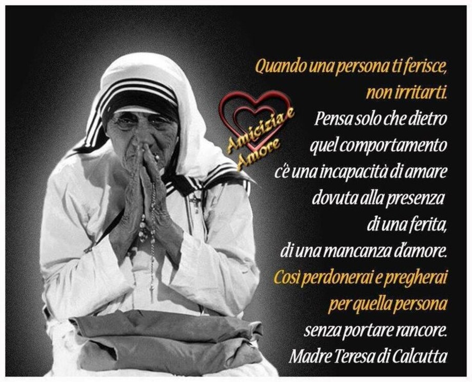 Madre Teresa di Calcutta riflessioni su immagini