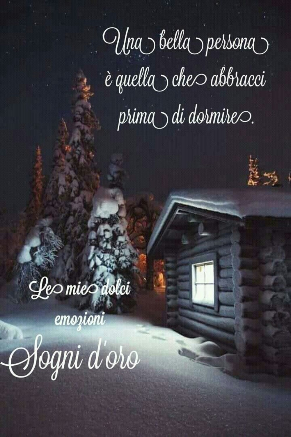 Ti mando la mia buonanotte a domani 1