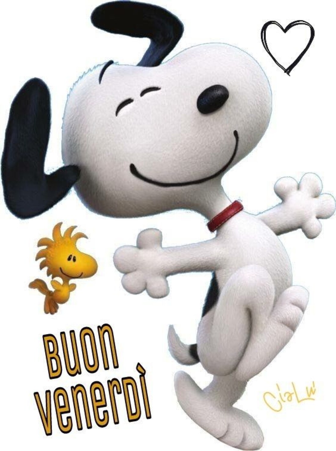 Vignette Snoopy buon venerdì buongiorno (1)