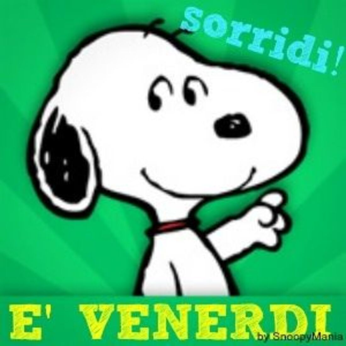 Vignette Snoopy buon venerdì buongiorno (4)