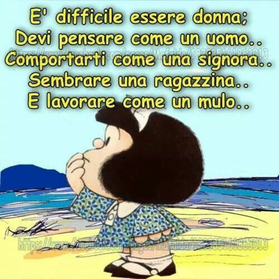 Vignette con frasi della simpatica Mafalda (2)