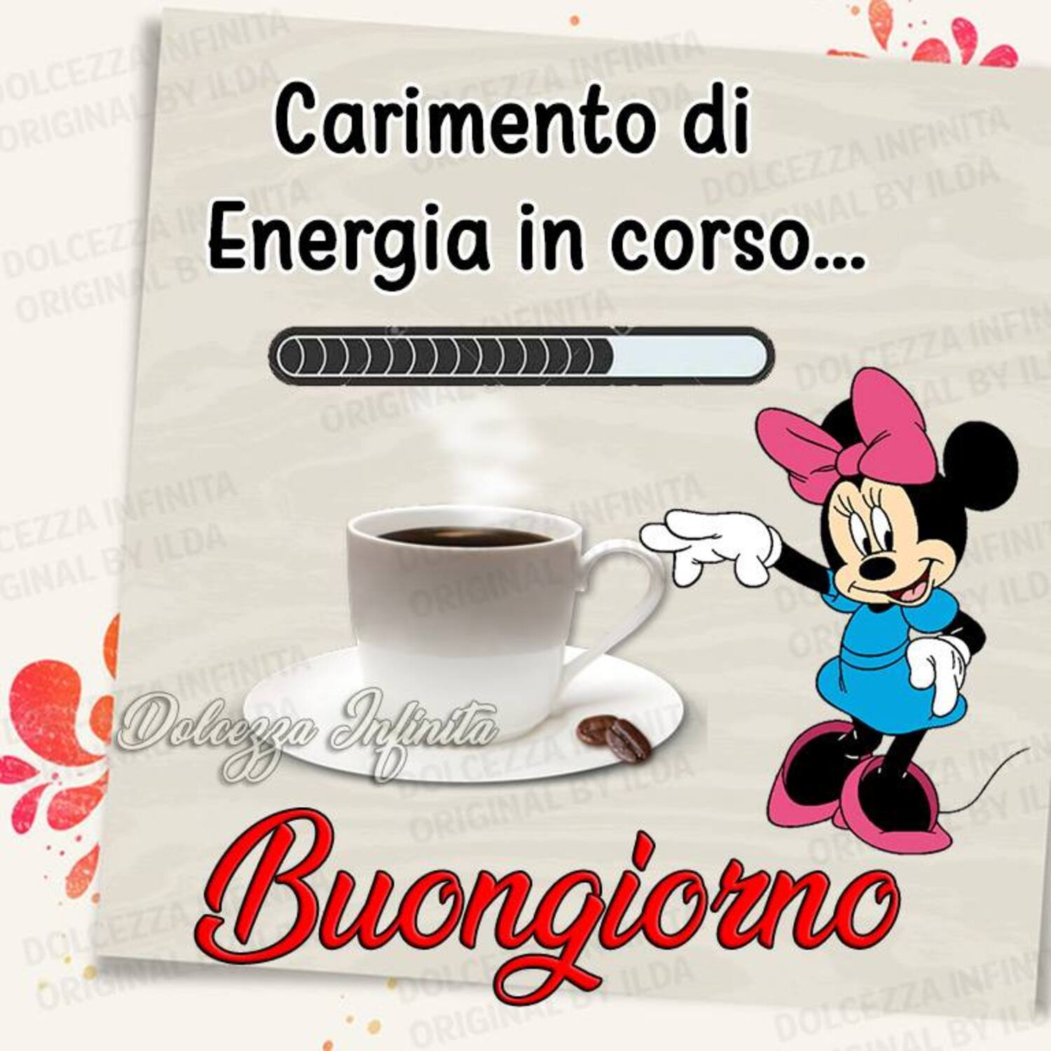 Caricamento di energia in corso Buongiorno