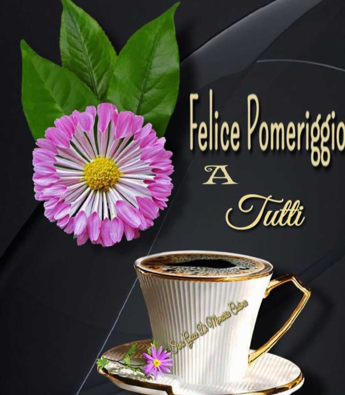 Felice Pomeriggio a tutti con il caffè