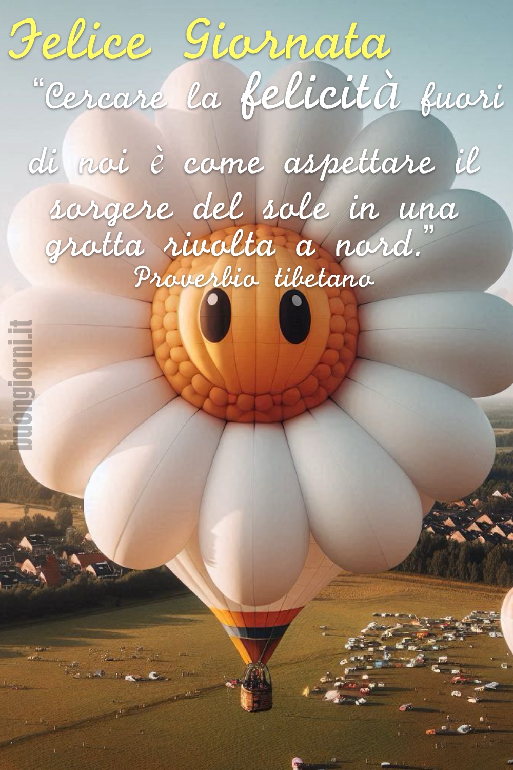 Una frase bella e la giornata diventa una felice giornata